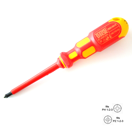 KING DICK 1000V INSULATED ONE FOR SIX SCREWDRIVER - KINGDICK INS14610 